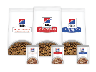alimento Hill's e ícone de reciclagem