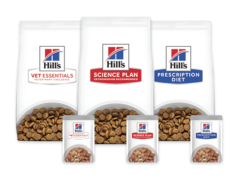 alimento Hill's e ícone de reciclagem